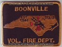 Boonville Volunteer Fire Department (North Carolina)
Thanks to Dave Slade for this scan.
Keywords: vol. dept.