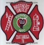 Brothers United Fire Department (Tennessee)
Thanks to Dave Slade for this scan.
Keywords: dept. chattanooga tn