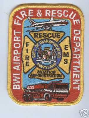 BWI Airport Fire & Rescue Department (Maryland)
Thanks to Brent Kimberland for this scan.
Keywords: ems rescue and baltimore