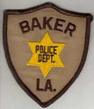 Baker Police Dept
Thanks to BlueLineDesigns.net for this scan.
Keywords: louisiana department