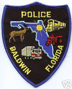 Baldwin Police
Thanks to apdsgt for this scan.
Keywords: florida