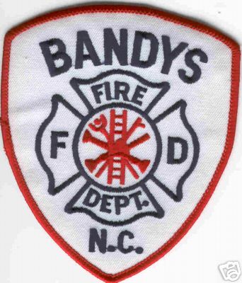 Bandys Fire Dept
Thanks to Brent Kimberland for this scan.
Keywords: north carolina department fd