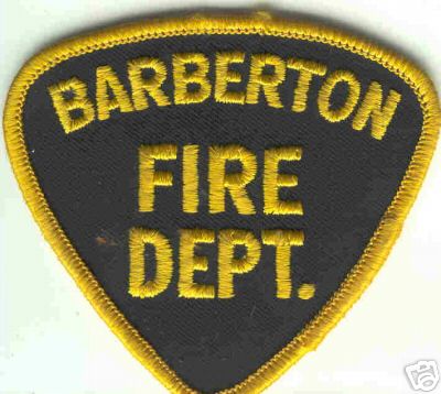 Barberton Fire Dept
Thanks to Brent Kimberland for this scan.
Keywords: ohio department