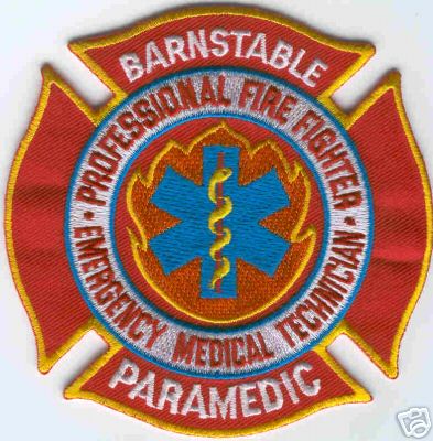 Barnstable Fire Paramedic
Thanks to Brent Kimberland for this scan.
Keywords: massachusetts professional fighter emergency medical technician