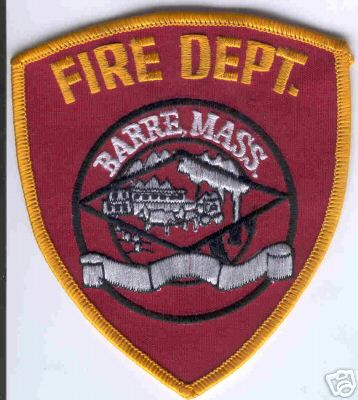 Barre Fire Dept
Thanks to Brent Kimberland for this scan.
Keywords: massachusetts department