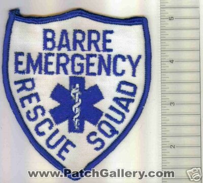 Barre Emergency Rescue Squad (Massachuetts)
Thanks to Mark C Barilovich for this scan.
