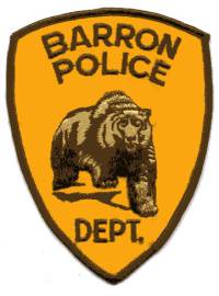 Barron Police Dept (Wisconsin)
Thanks to BensPatchCollection.com for this scan.
Keywords: department