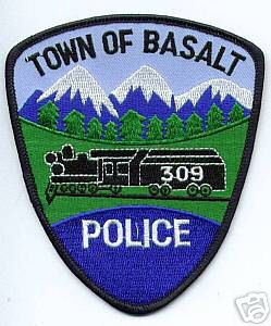 Basalt Police
Thanks to apdsgt for this scan.
Keywords: colorado town of