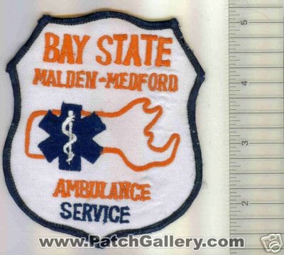 Bay State Ambulance Service (Massachusetts)
Thanks to Mark C Barilovich for this scan.
Keywords: ems malden medford