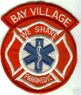 Bay Village Fire Paramedic
Thanks to Brent Kimberland for this scan.
Keywords: ohio