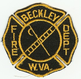 Beckley Fire Dept
Thanks to PaulsFirePatches.com for this scan.
Keywords: west virginia department
