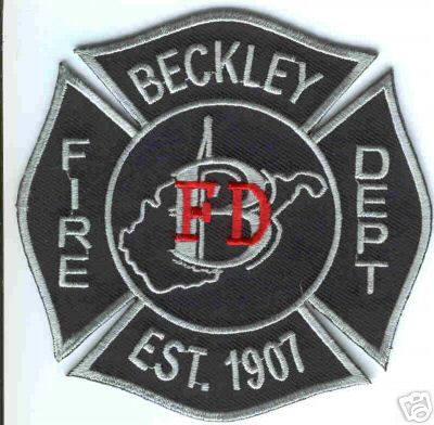 Beckley Fire Dept
Thanks to Brent Kimberland for this scan.
Keywords: west virginia department