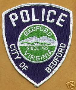 Bedford Police (Virginia)
Thanks to apdsgt for this scan.
Keywords: city of