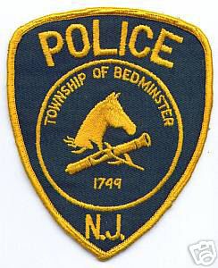 Bedminster Police (New Jersey)
Thanks to apdsgt for this scan.
Keywords: township of