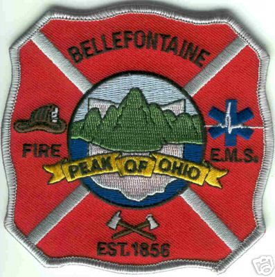 Bellefontaine Fire E.M.S.
Thanks to Brent Kimberland for this scan.
Keywords: ohio ems
