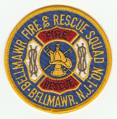 Bellmawr Fire & Rescue Squad No 1
Thanks to PaulsFirePatches.com for this scan.
Keywords: new jersey number