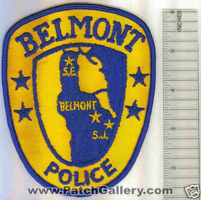 Belmont Police (California)
Thanks to Mark C Barilovich for this scan.
