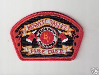 Bennett Valley Fire Dist (California)
Thanks to Bob Brooks for this scan.
County: Sonoma
Keywords: district