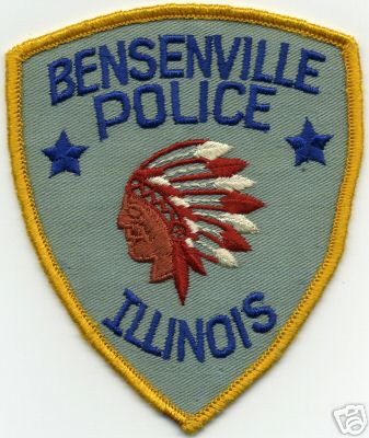 Bensenville Police (Illinois)
Thanks to Jason Bragg for this scan.
