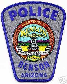 Benson Police (Arizona)
Thanks to apdsgt for this scan.
