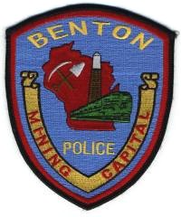 Benton Police (Wisconsin)
Thanks to BensPatchCollection.com for this scan.
