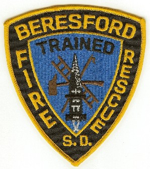 Beresford Fire Rescue
Thanks to PaulsFirePatches.com for this scan.
Keywords: south dakota trained