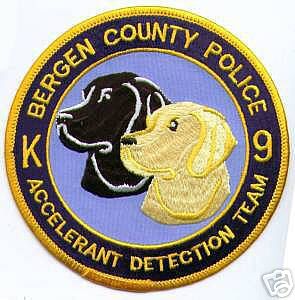 Bergen County Police K-9 Accelerant Detection Team (New Jersey)
Thanks to apdsgt for this scan.
Keywords: k9
