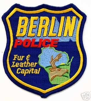 Berlin Police (Wisconsin)
Thanks to apdsgt for this scan.
