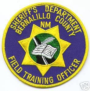 Bernalillo County Sheriff's Department Field Training Officer
Thanks to apdsgt for this scan.
Keywords: new mexico sheriffs