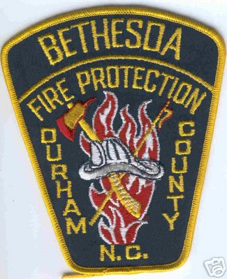 Bethesda Fire Protection
Thanks to Brent Kimberland for this scan.
Keywords: north carolina durham county