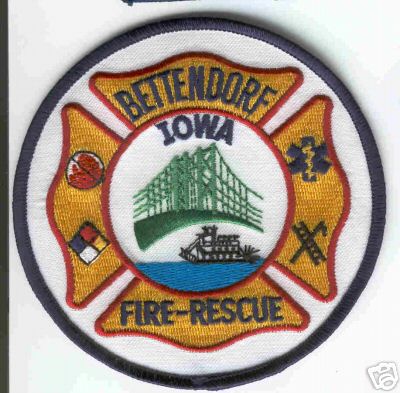Bettendorf Fire Rescue
Thanks to Brent Kimberland for this scan.
Keywords: iowa