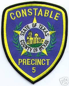 Bexar County Constable Precinct 5 (Texas)
Thanks to apdsgt for this scan.

