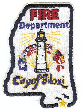 Biloxi Fire Department
Thanks to PaulsFirePatches.com for this scan.
Keywords: mississippi city of