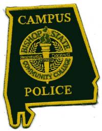 Bishop State Community College Campus Police (Alabama)
Thanks to BensPatchCollection.com for this scan.

