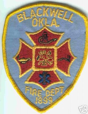 Blackwell Fire Dept (Oklahoma)
Thanks to Brent Kimberland for this scan.
Keywords: department