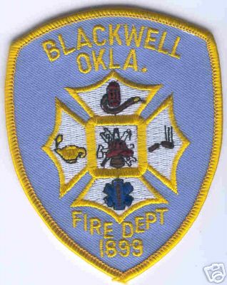 Blackwell Fire Dept
Thanks to Brent Kimberland for this scan.
Keywords: oklahoma department