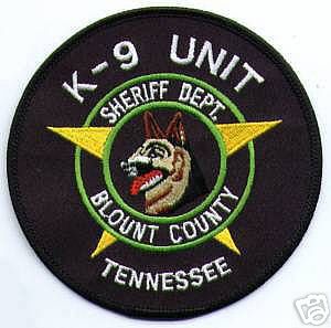 Blount County Sheriff Dept K-9 Unit (Tennessee)
Thanks to apdsgt for this scan.
Keywords: department k9