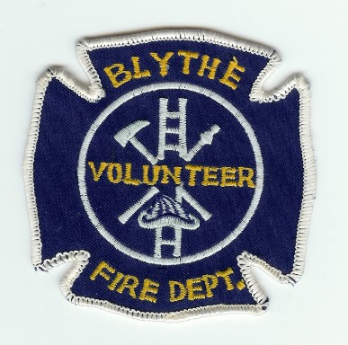 Blythe Volunteer Fire Dept
Thanks to PaulsFirePatches.com for this scan.
Keywords: california department