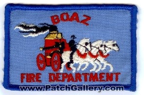 Boaz Fire Department (Alabama)
Thanks to PaulsFirePatches.com for this scan.
