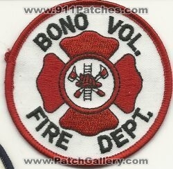 Bono Volunteer Fire Department (Arkansas)
Thanks to Mark Hetzel Sr. for this scan.
Keywords: vol. dept.