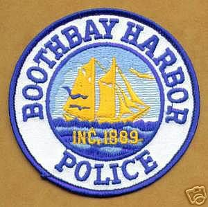 Boothbay Harbor Police
Thanks to apdsgt for this scan.
Keywords: maine