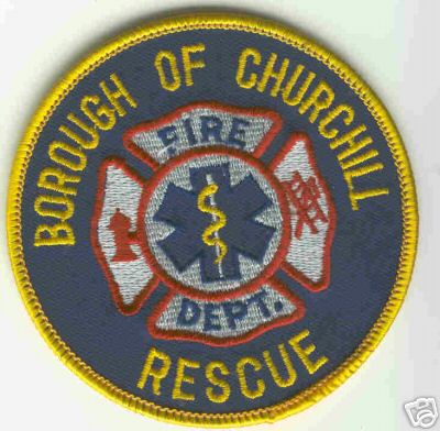 Churchill Fire Dept (Pennsylvania)
Thanks to Brent Kimberland for this scan.
Keywords: department rescue borough of