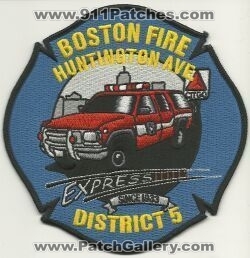 Boston Fire Department District 5 (Massachusetts)
Thanks to Mark Hetzel Sr. for this scan.
Keywords: dept.
