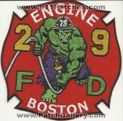 Boston Fire Department Engine 29 (Massachusetts)
Thanks to Mark Hetzel Sr. for this scan.
Keywords: dept. fd