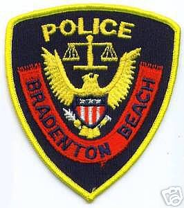 Bradenton Beach Police
Thanks to apdsgt for this scan.
Keywords: florida