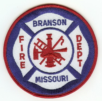 Branson Fire Dept
Thanks to PaulsFirePatches.com for this scan.
Keywords: missouri department
