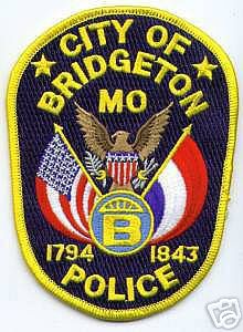 Bridgeton Police (Missouri)
Thanks to apdsgt for this scan.
Keywords: city of