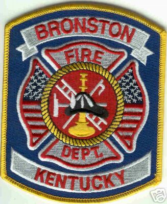 Bronston Fire Dept
Thanks to Scott McDairment for this scan.
Keywords: kentucky department