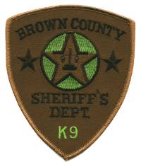Brown County Sheriff's Dept K-9 (Wisconsin)
Thanks to BensPatchCollection.com for this scan.
Keywords: sheriffs department k9