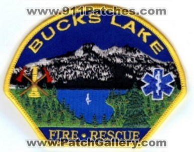Bucks Lake Fire Rescue Department (California)
Thanks to PaulsFirePatches.com for this scan.
Keywords: dept.